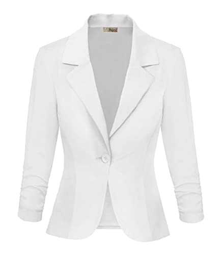 White Summer Chic Blazer