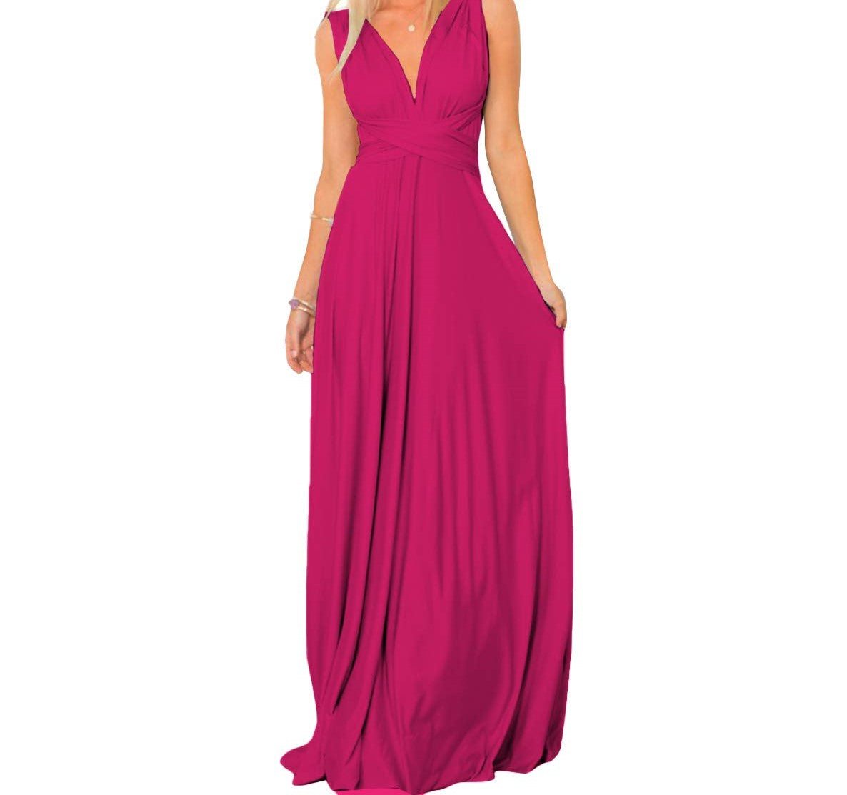 Options are Always a Good Thing Multi Way Maxi Dress