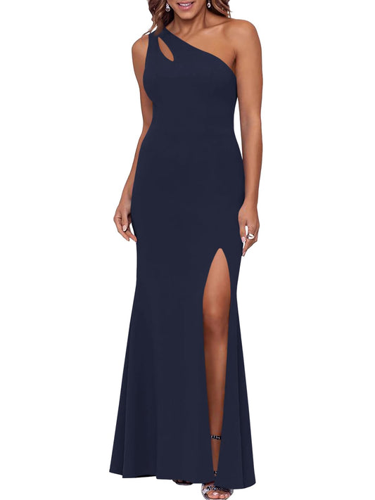 Best Dressed Guest One Shoulder Maxi Dress